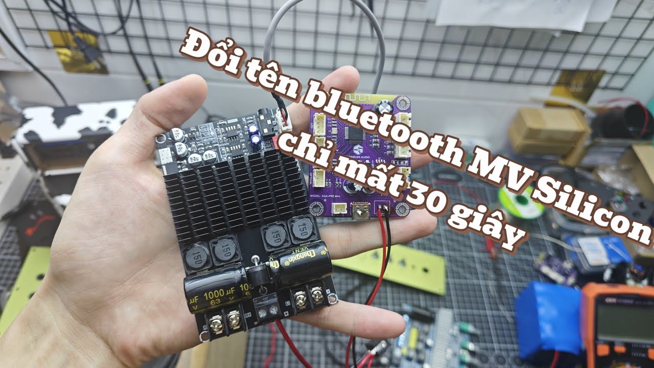 Hướng dẫn tải phần mềm và đổi tên cho bluetooth MV Silicon chỉ mất 30s || Vọc Sĩ TV