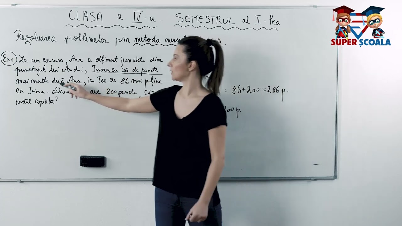 Clasa a IV-a - Metoda mersului invers