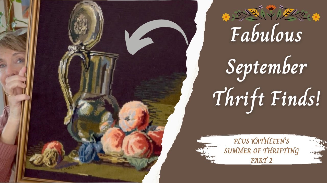 FABULOUS SEPTEMBER THRIFT FINDS! OUR BEST FINDS THIS MONTH & AN AMAZING LATE SUMMER THRIFT HAUL!