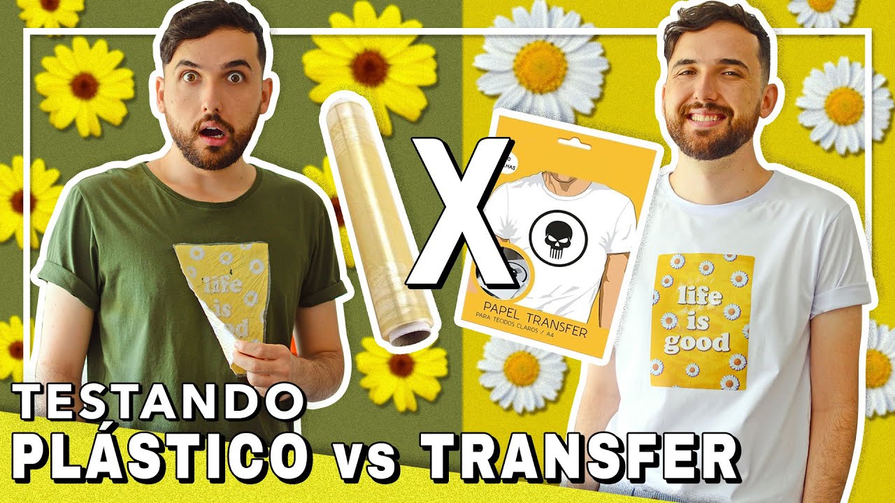 COMO ESTAMPAR CAMISETA EM CASA COM PLÁSTICO E PAPEL TRANSFER | QUAL É A MELHOR FORMA DE ESTAMPAR?
