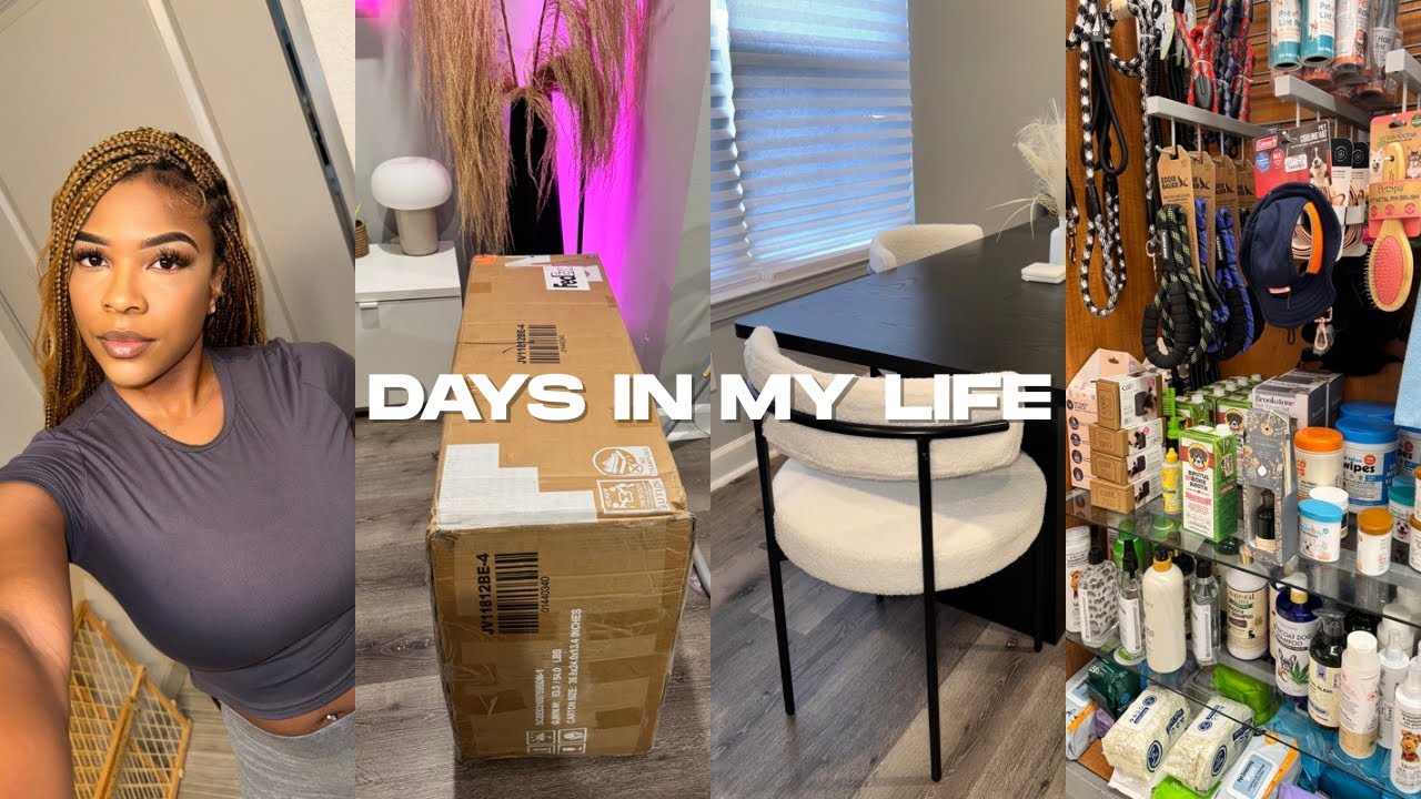 VLOG| Making my house a home | TJ Maxx run + New furniture + Organizing + Stolen package + MORE 