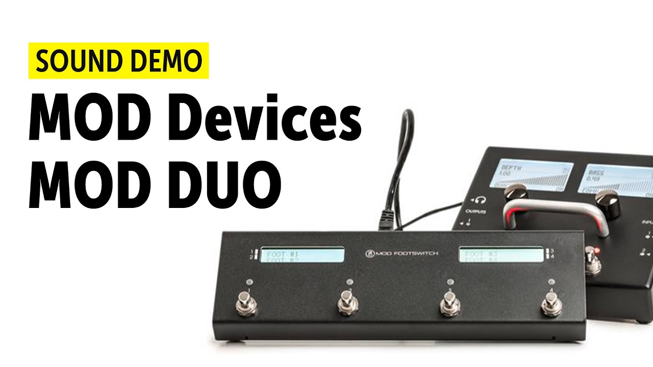 MOD Devices MOD DUO - Sound Demo (no talking)