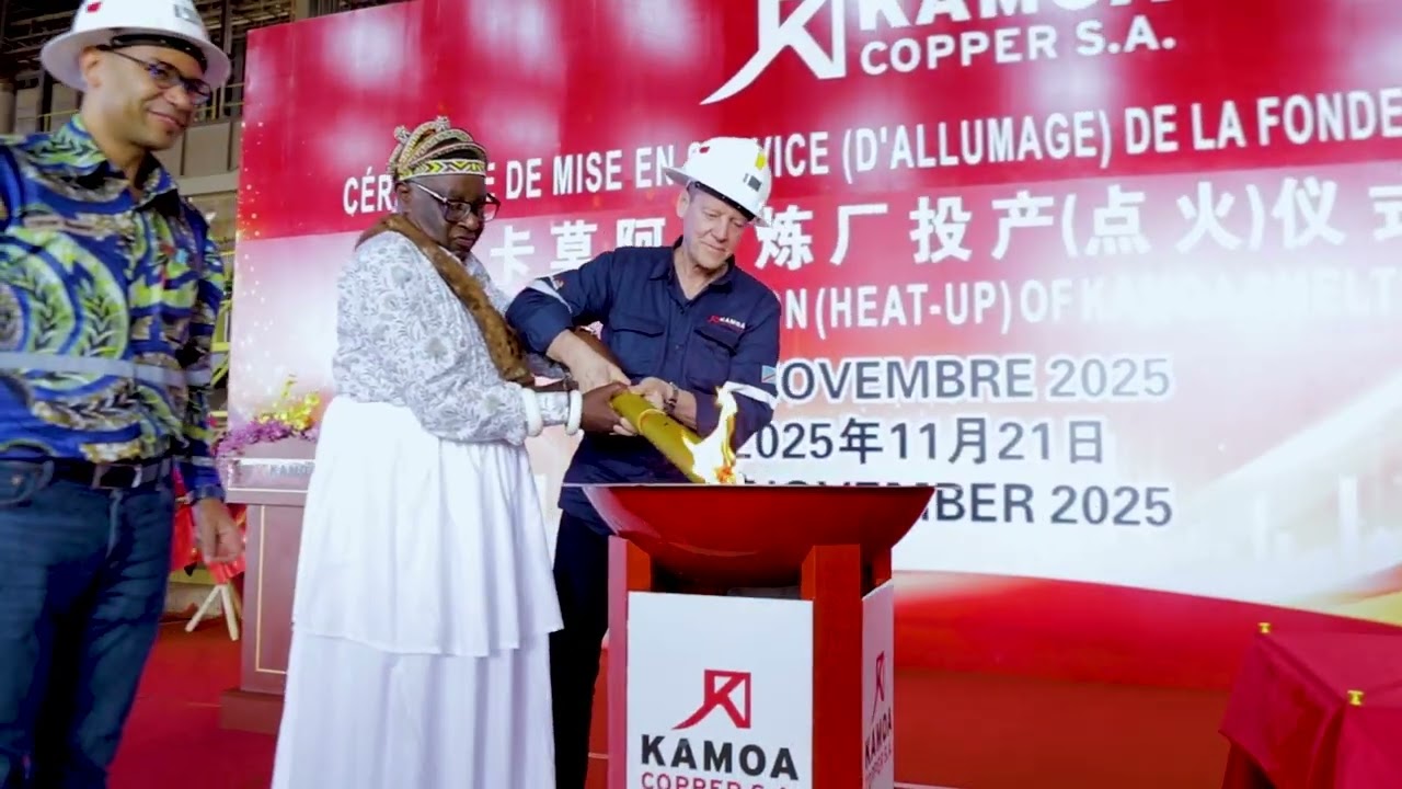 Kamoa Copper S.A. Smelter Heat Up