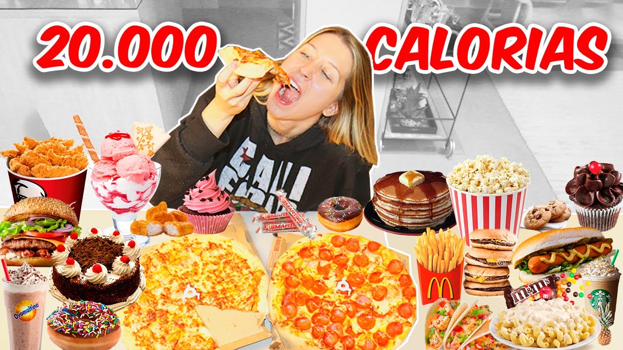 DESAFIO 20.000 CALORIAS EM 24 HORAS | MAIOR DIA DO LIXO DA QUARENTENA