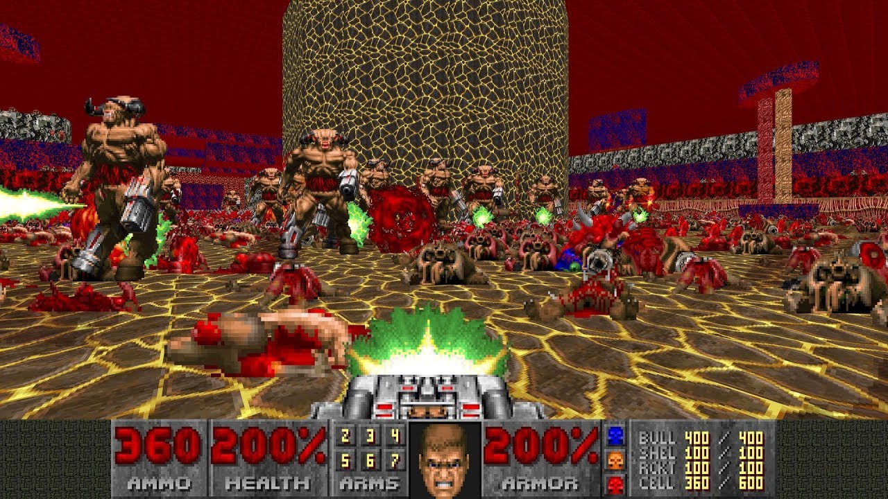 Doom 2: holyhell.wad MAP05 UV Max 2:58:33 by Okuplok 4k 60fps
