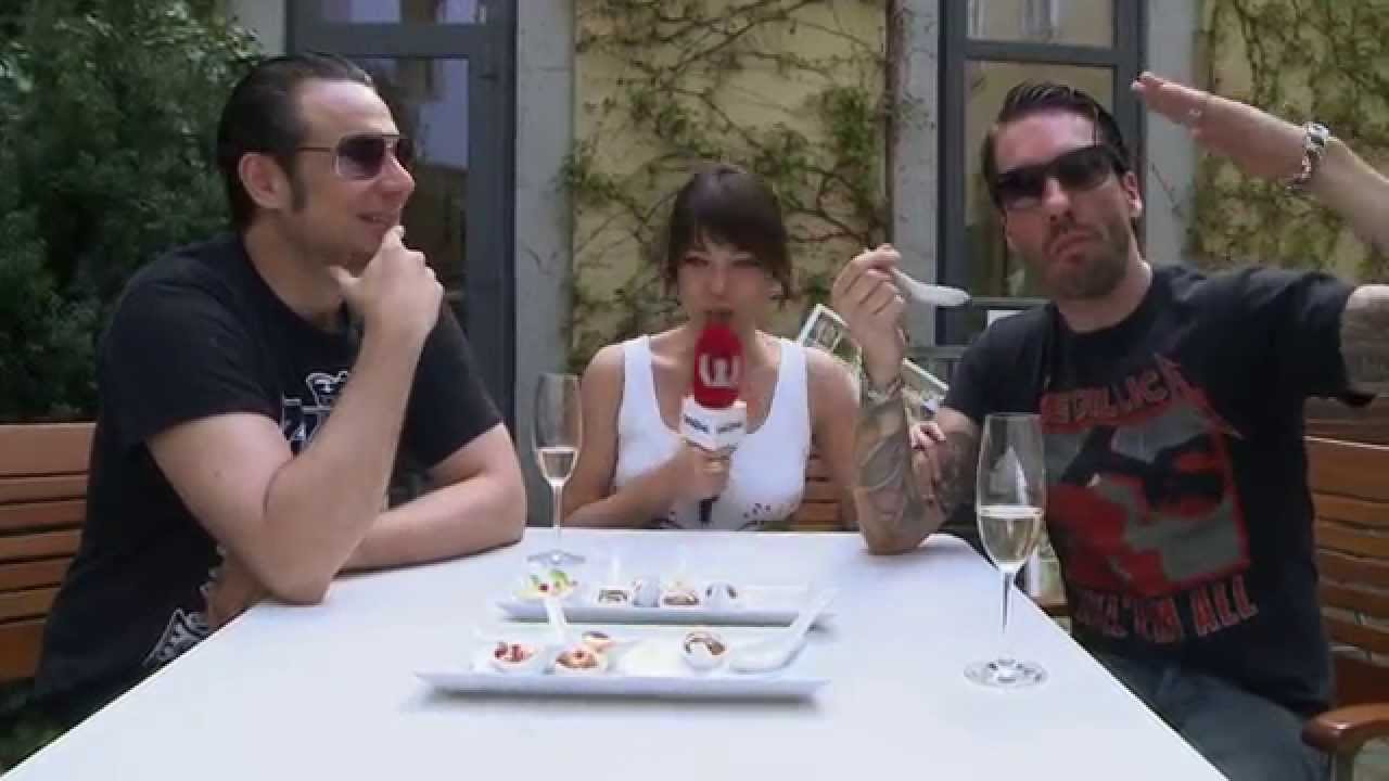 The Boss Hoss und Jenny Posch im Hotel Triest