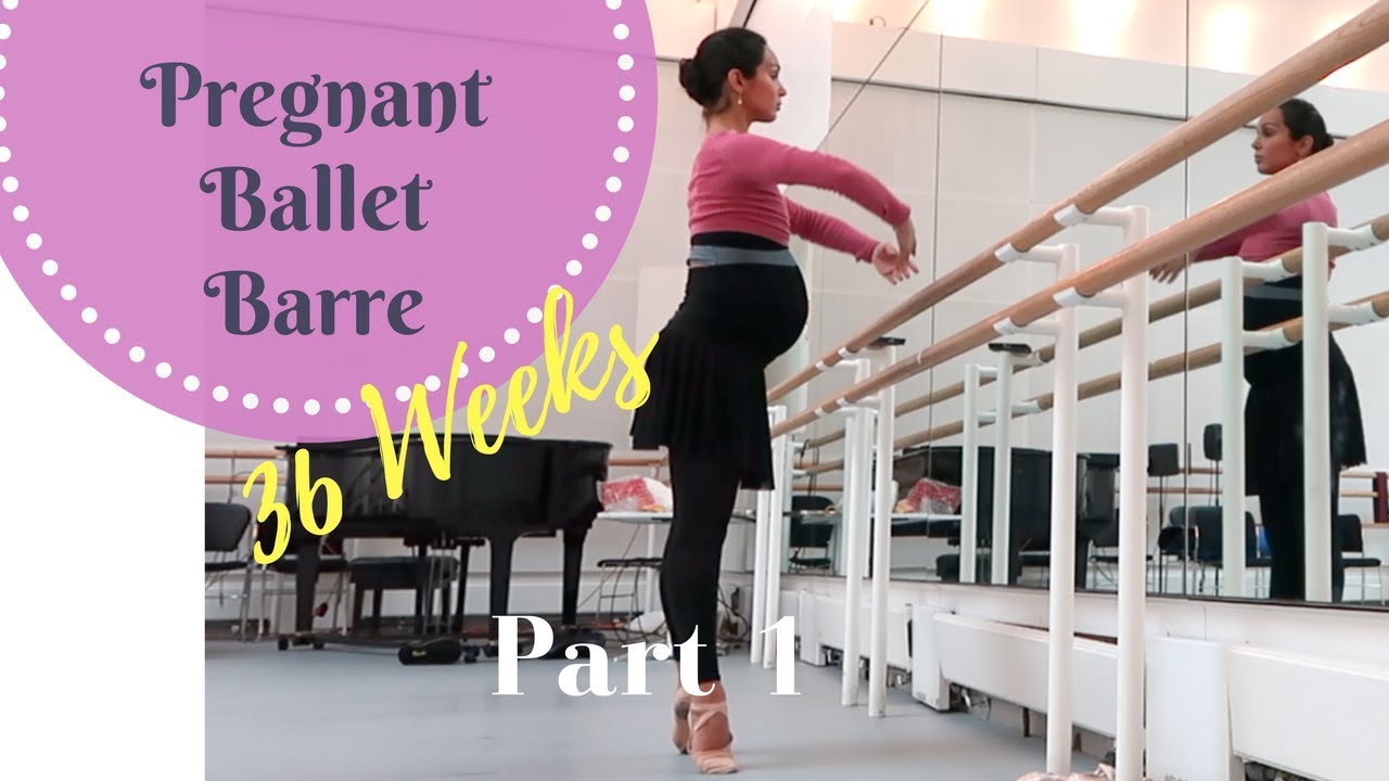 Ballet class at the Royal Ballet – 36 weeks pregnant! Part 1 of 2