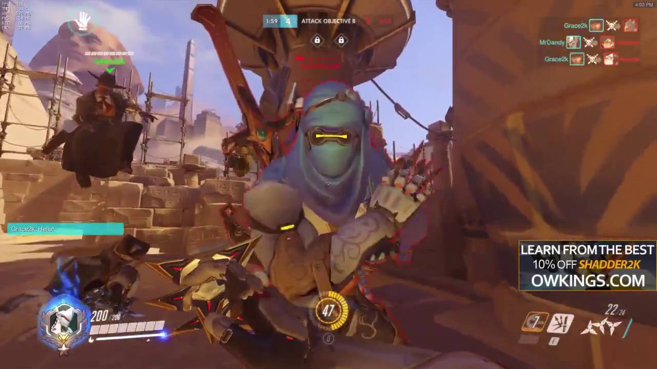 Overwatch Best Genji Player Shadder2k Showing His Master Genji Skills With 55 Elims