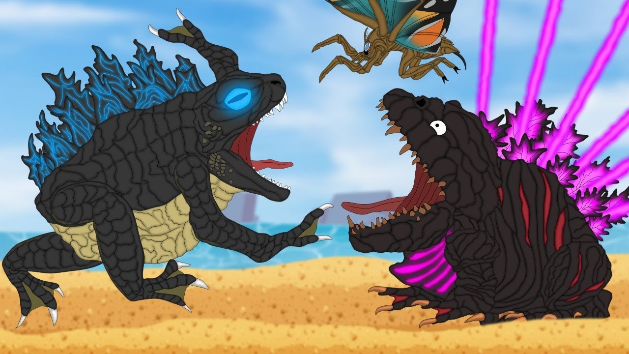 Frog Godzilla VS Shin Frogzilla | EPIC BATTLE!! : PiKKY GODZILLA