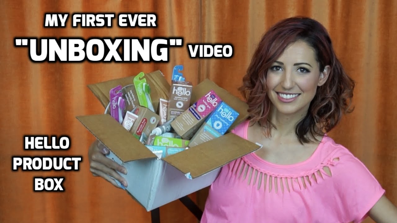 first UNBOXING video | HELLO products