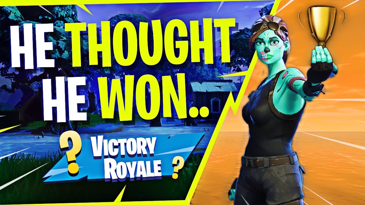 HE THOUGHT HE WON?! Feat Thiefs (Fortnite Battle Royale)