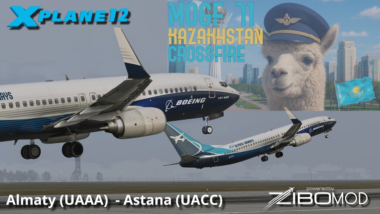 Real Airline Pilot LIVE | 71st Members Group Flight | Kazakhstan crossfire | ZIBO MOD 737