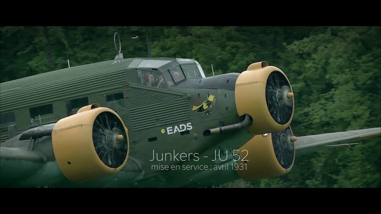 Junkers JU-52 and Cie - Big Old Planes compilation - La Ferté-Alais