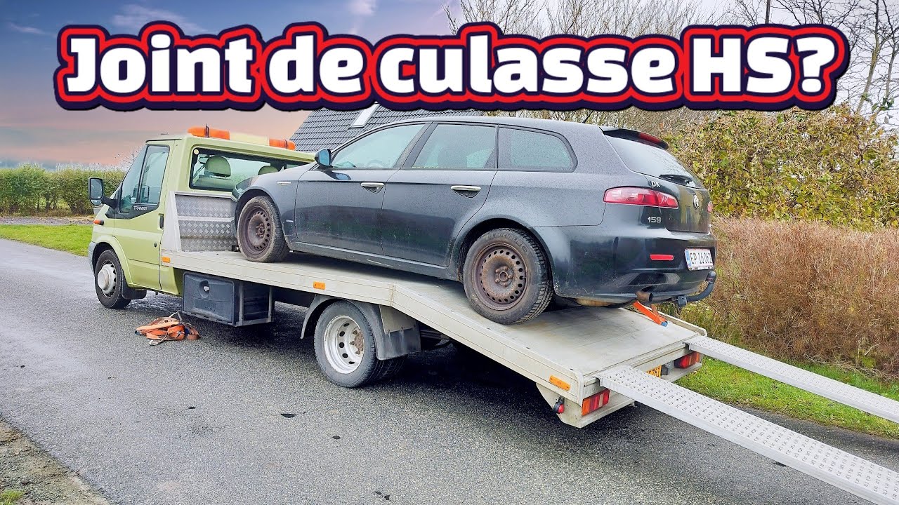 Je sauve une alfa Romeo 159 de la casse pour 400euros ! 🔧