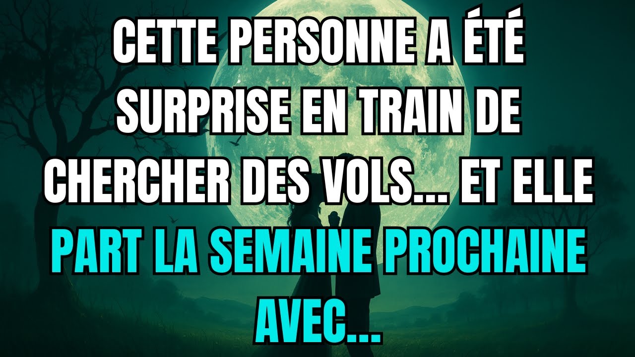Les anges disent que Cette personne a été surprise en train de chercher des vols… et elle part la...