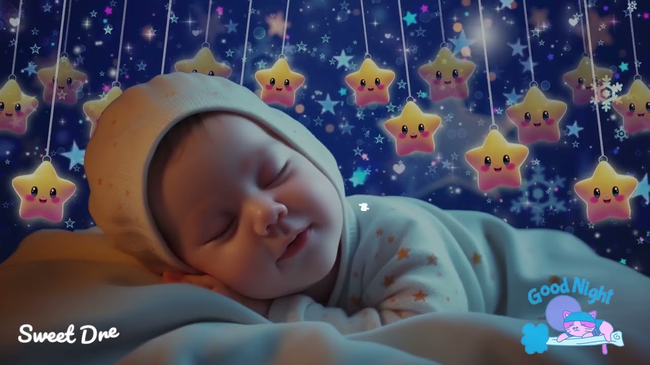 Instant Baby Sleep in 3 Minutes 💤 Baby Sleep Music 🌛Beat Insomnia Fast🎶 Mozart & Brahms Lullabies