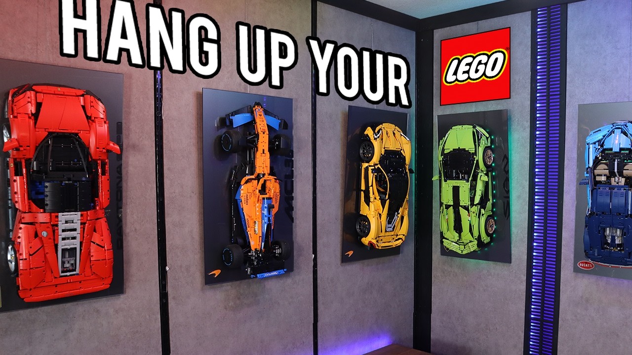 How To Hang Your LEGO Cars On The Wall With HUYL