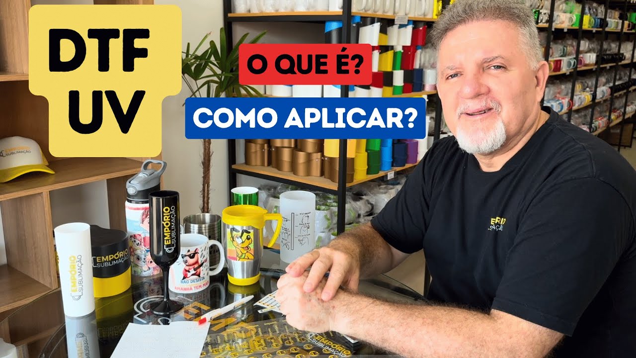 DTF UV: O Adesivo Permanente Que Está Revolucionando a Personalização!