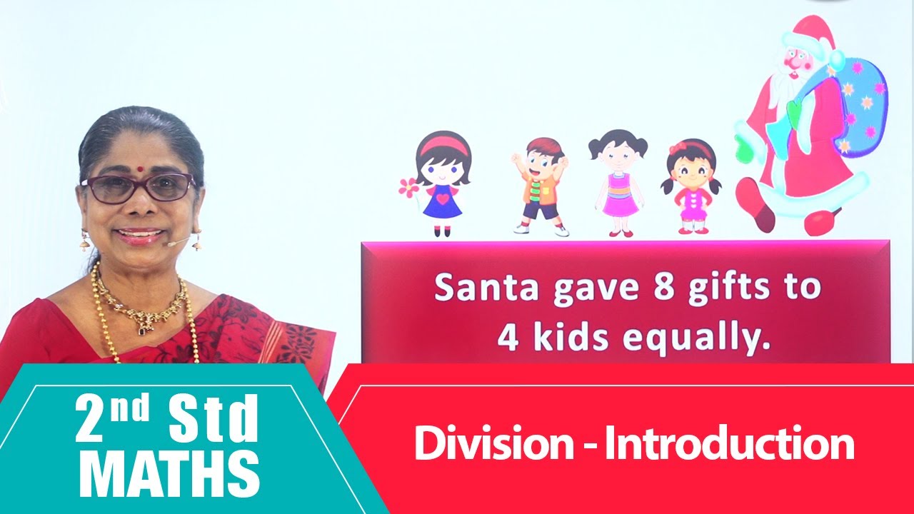 2nd Std Maths | Division - Introduction | Mathematics Class -2 | Maths Part-201