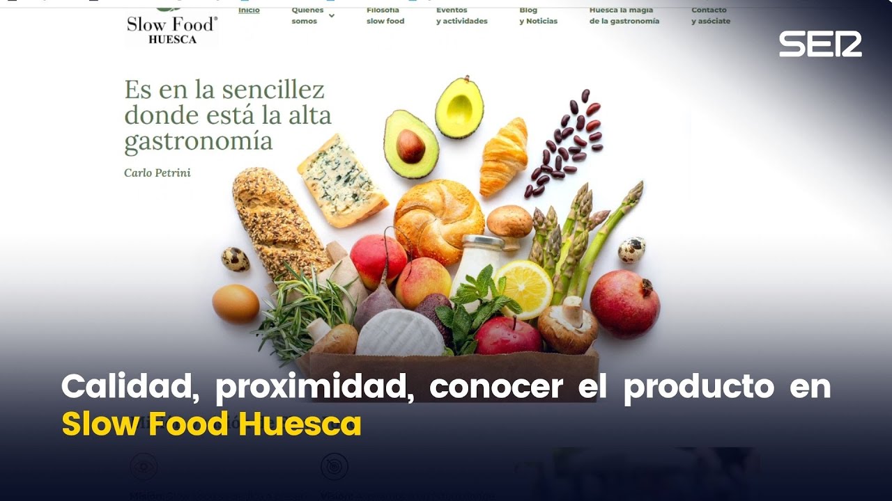 Hablamos con Fernando Blasco del movimiento Slow Food #Huesca