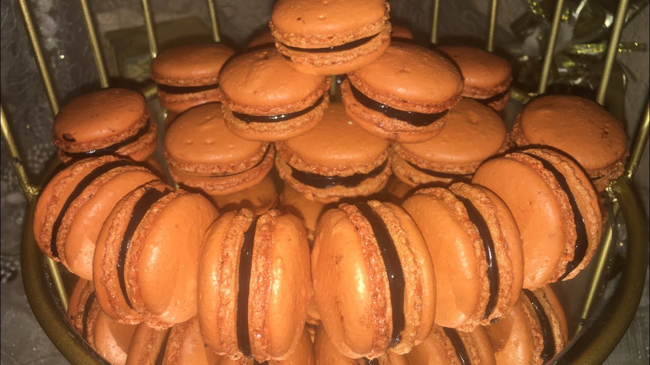 مكارون بالكاوكاو (فول سوداني) مع جميع النصائح لنجاحه - Macaron au cacahuètes