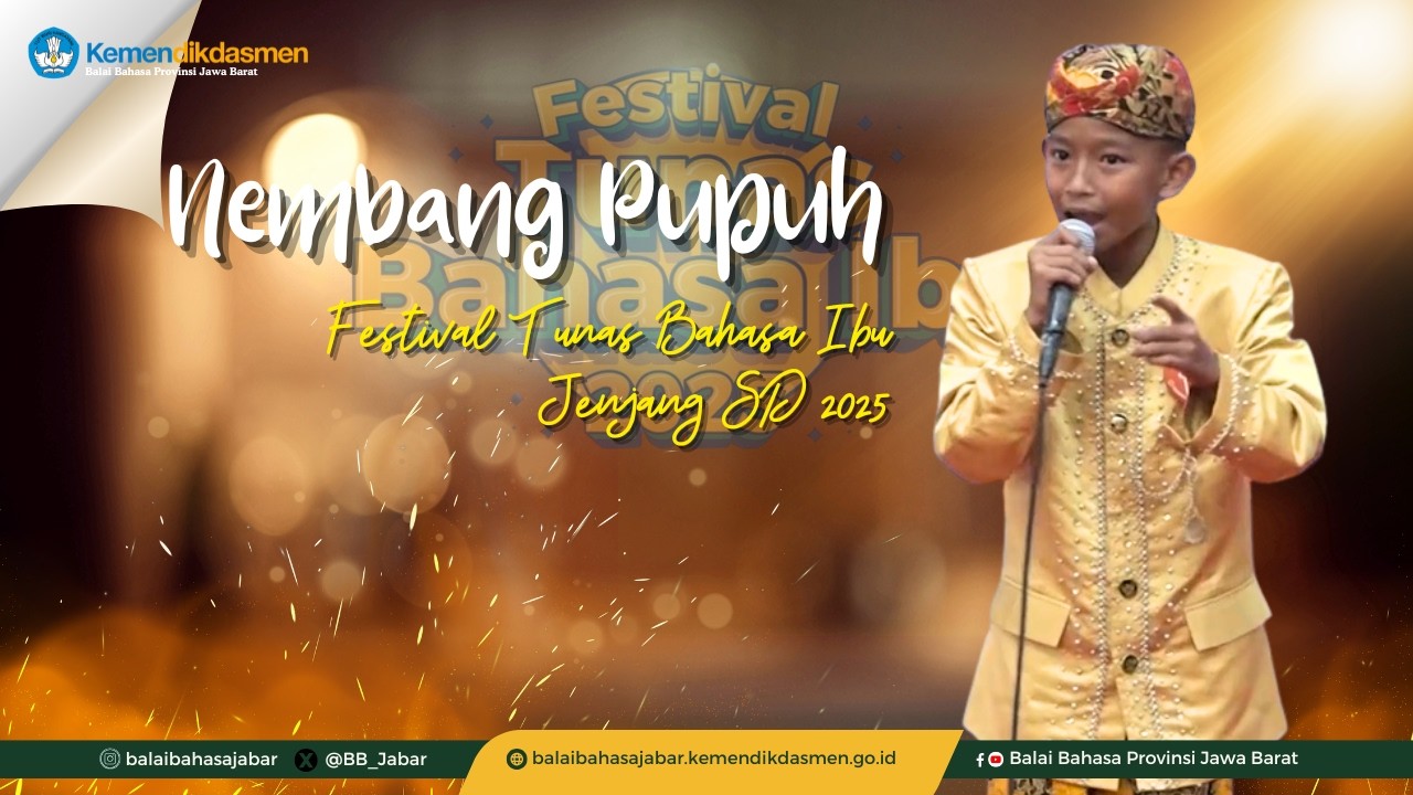 Pemenang III Nembang Pupuh Kategori Putra Jenjang SD, FTBI Jawa Barat  2025