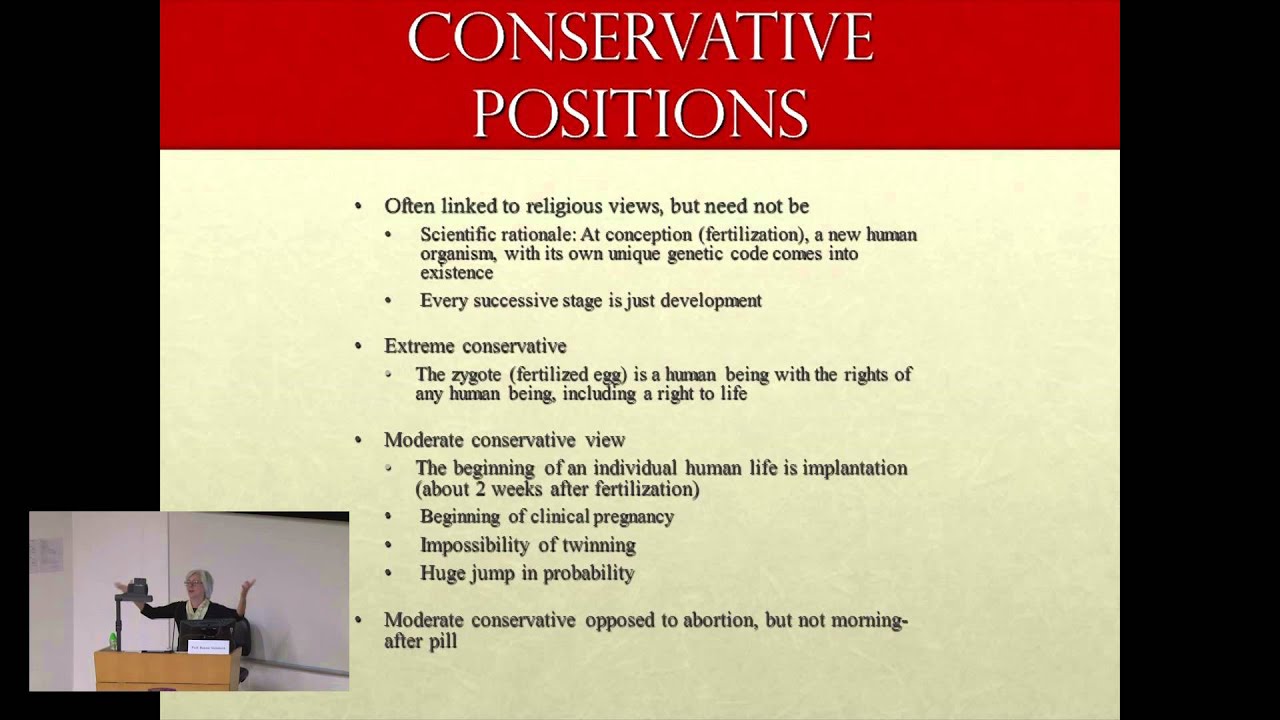 Introductory Lectures on Bioethics: Lecture 6 - Abortion and Moral Status