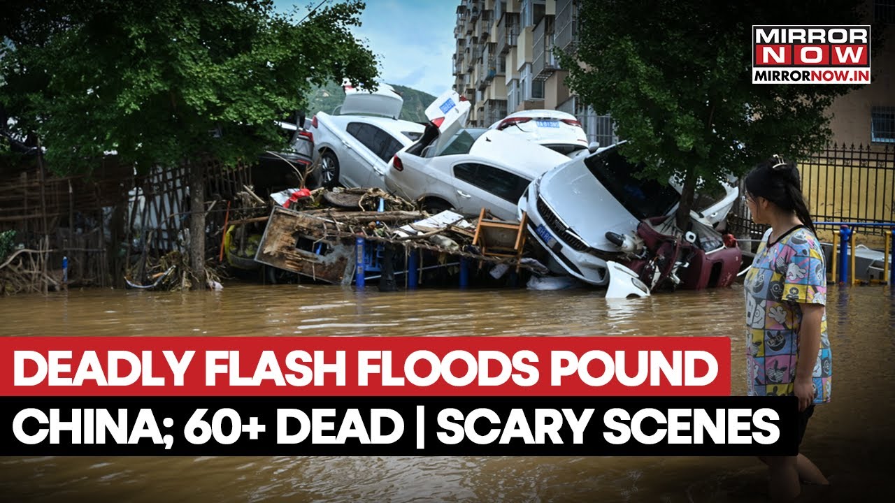China Floods News: 60+ Dead As Massive Landslides, Storms Ravage Beijing; Scary Drone Visuals Show..