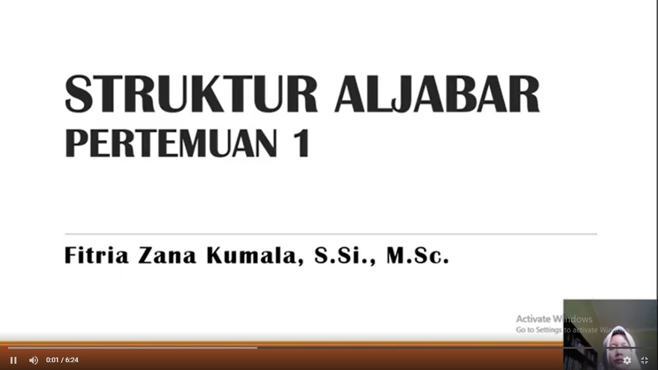 STRUKTUR ALJABAR PERTEMUAN 1- PERBEDAAN ALJABAR MODERN (ALJABAR ABSTRAK) DAN ALJABAR KLASIK
