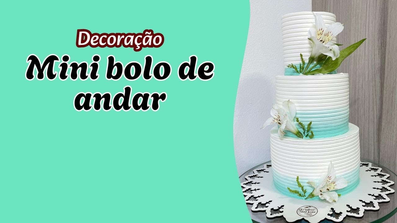 UM MINI BOLO DE ANDAR QUE É A SENSAÇÃO DO MOMENTO