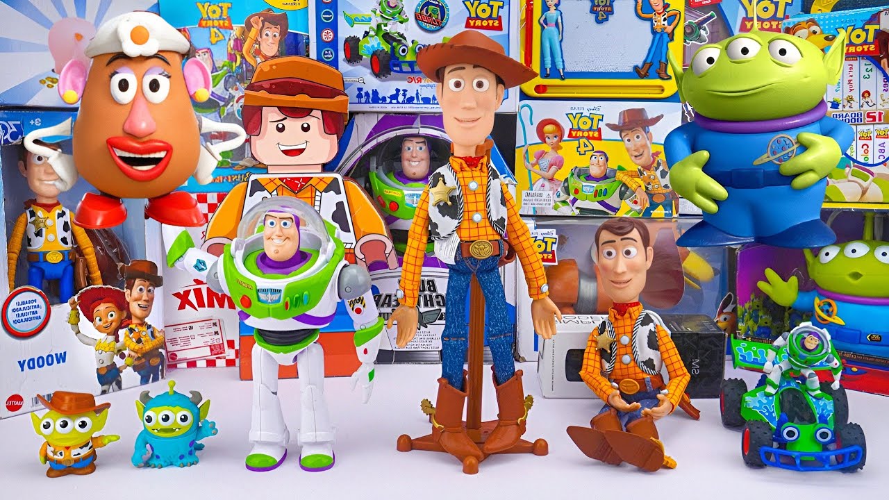 Распаковка и обзор коллекции игрушек Disney Pixar «История игрушек» | Вуди | Инопланетяне | Базз ...
