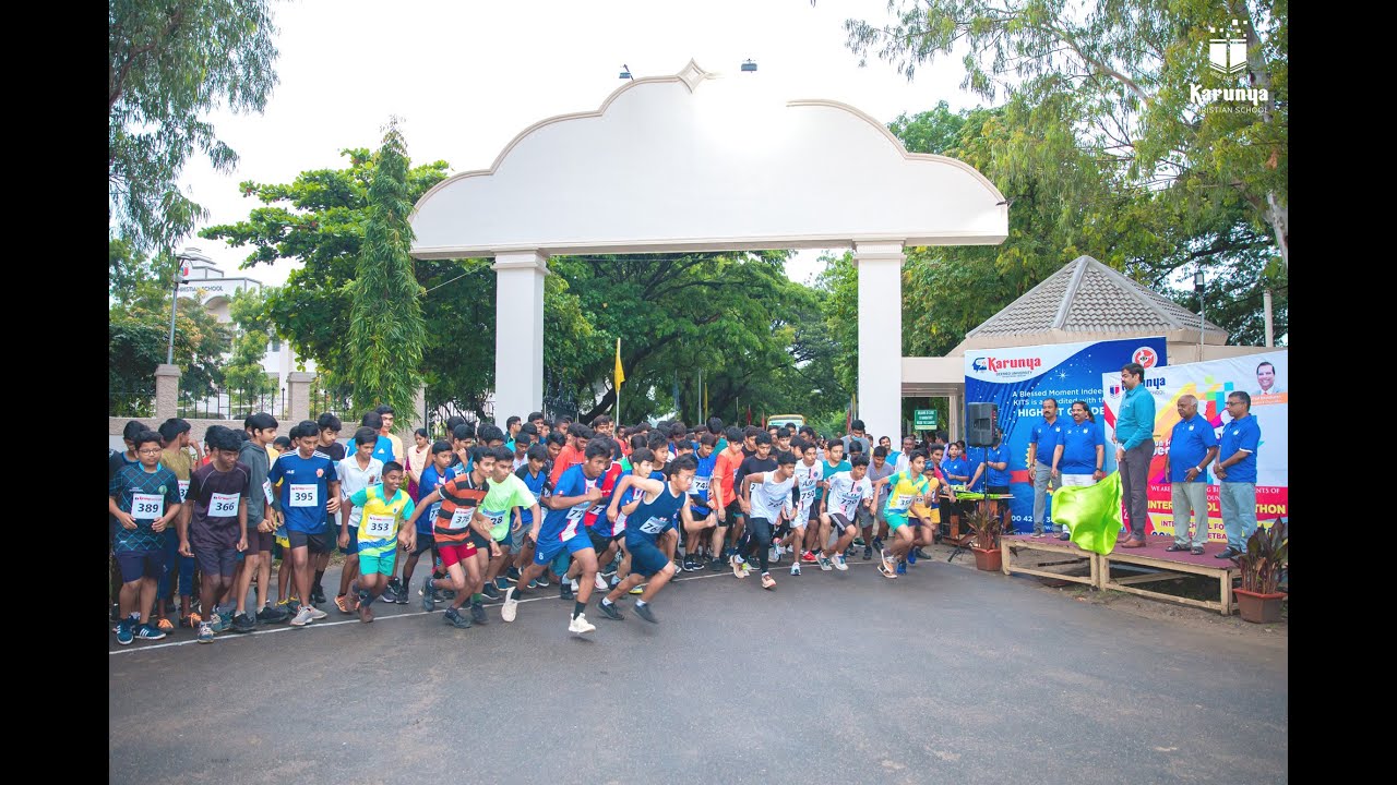 KARUNYA CHRISTIAN SCHOOL - RUN FOR PEACE - MARATHON
