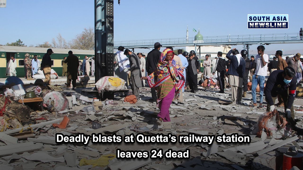 Deadly blasts at Quetta&rsquo;s railway station leaves 24 dead
