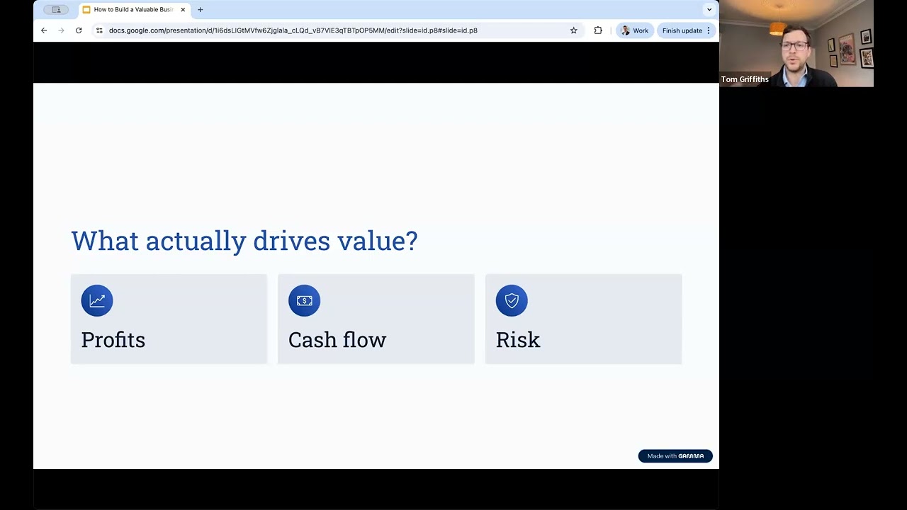 How to Build a Valuable Business & Cash Out With Confidence (Tom Griffiths & Ed Stubbs)
