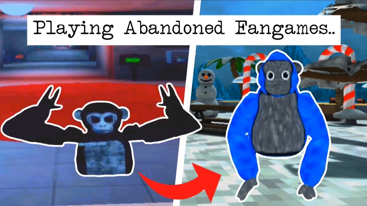 Играем в ЗАБРОШЕННЫЕ фанатские игры Gorilla Tag!