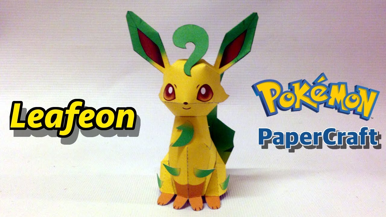 Leafeon PaperCraft Pokemon