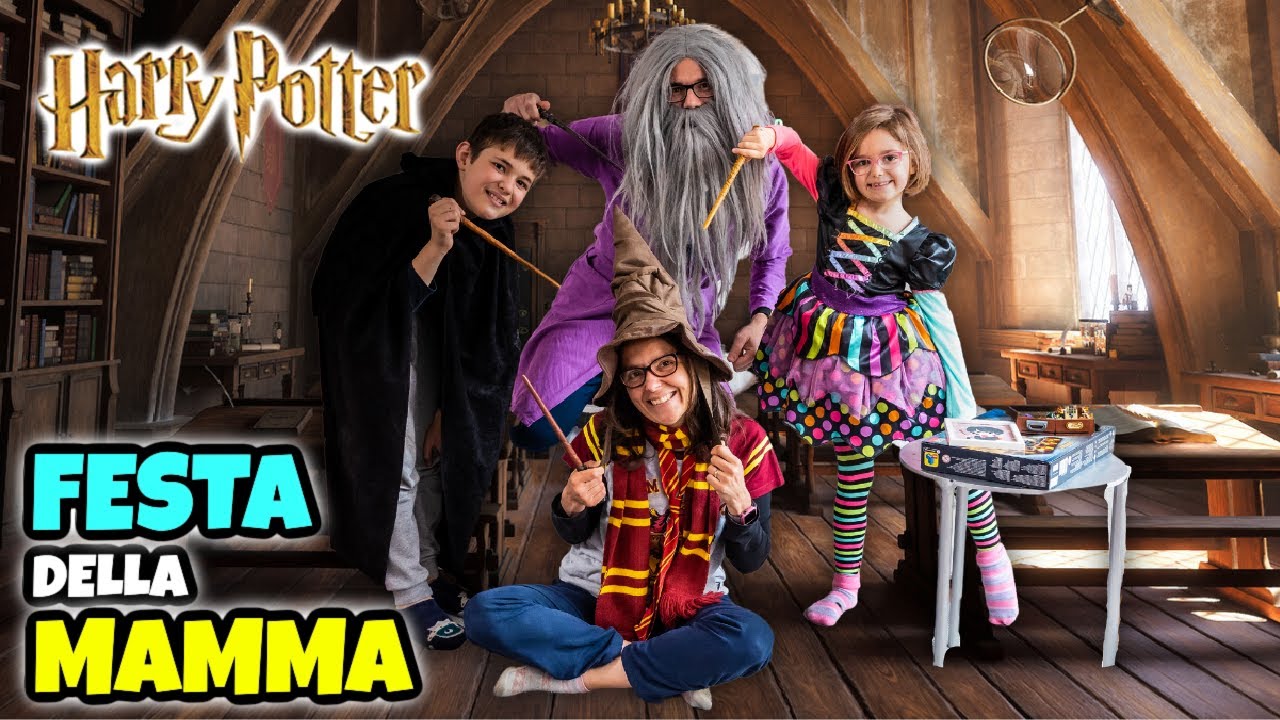 FESTA DELLA MAMMA a LEZIONE COME HARRY POTTER: Sorpresa per Ale