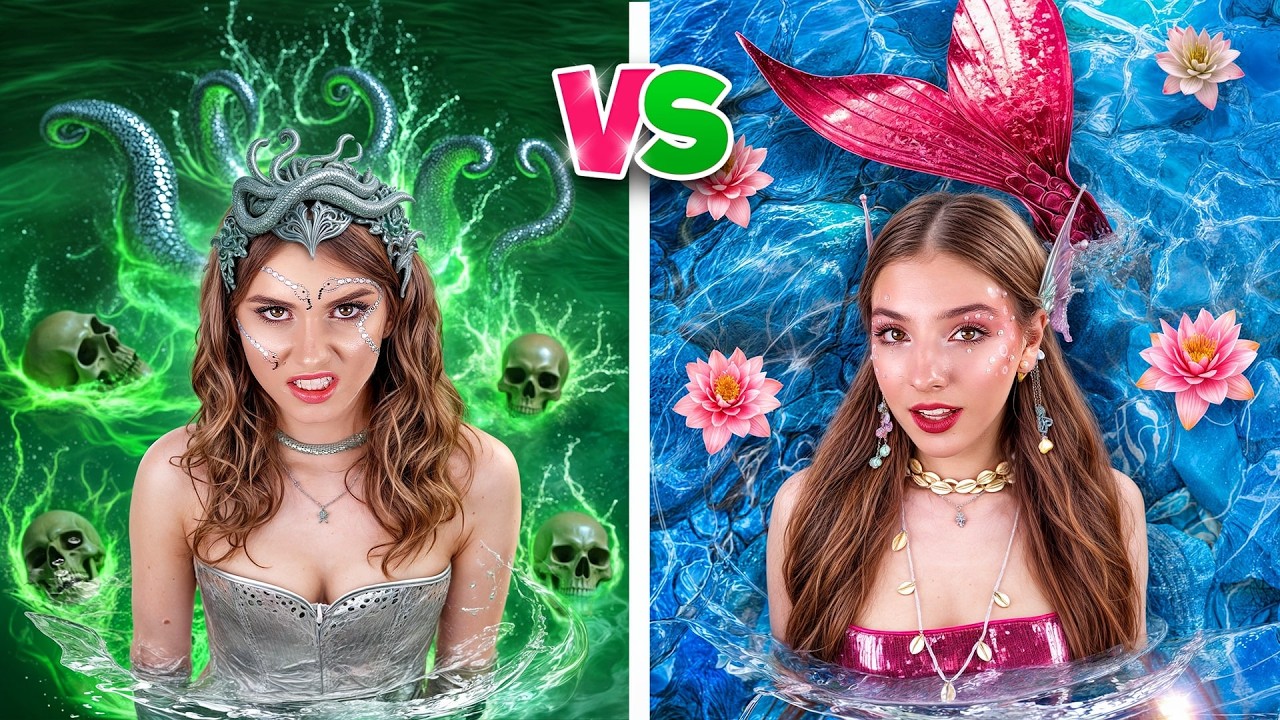 Dobra vs zła syrena! Moja dziewczyna jest syreną