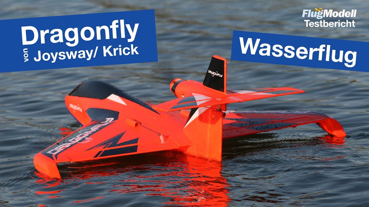 Wasserflug mit der Dragonfly von Joysway / Krick - Testbericht in FlugModell 3/22 von Lutz Näkel
