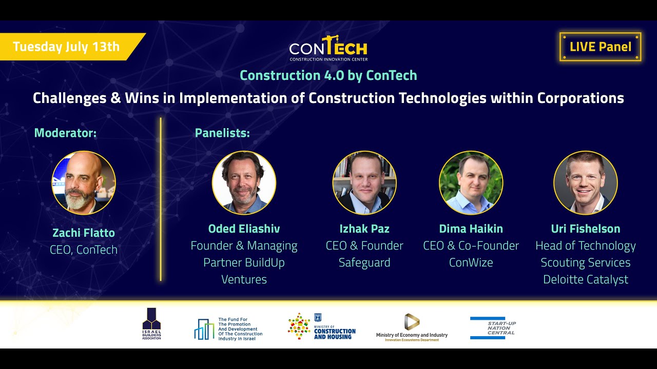 LIVE Panel: Challenges & Wins in Implementation of Construction Technologies within Corporation