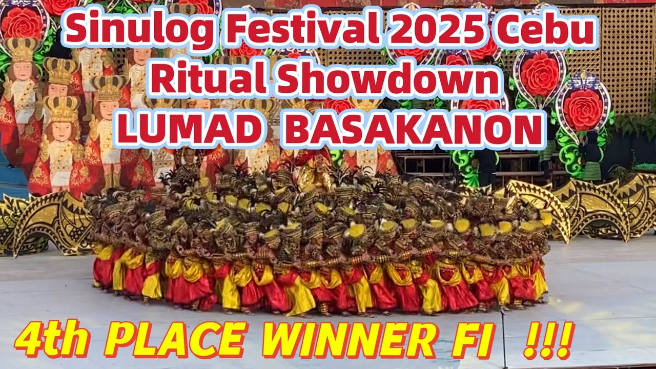 Sinulog Festival 2025 LUMAD BASAKANON 4th PLACE WINNER FREE INTERPRETATION Ritual Cebu Sinulog 2025
