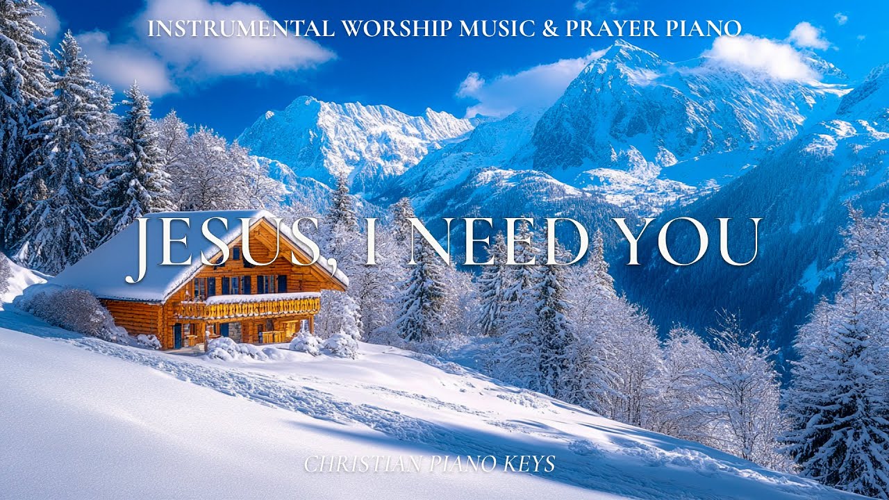 JESUS, I NEED YOU  | Instrumental Worship & Prayer Music With Scriptures & Winter Scene