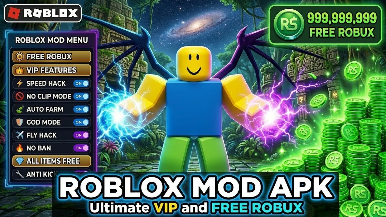 Roblox MOD APK v2.725.1142 - Latest Roblox MOD MENU APK (Unlimited Robux & Money)