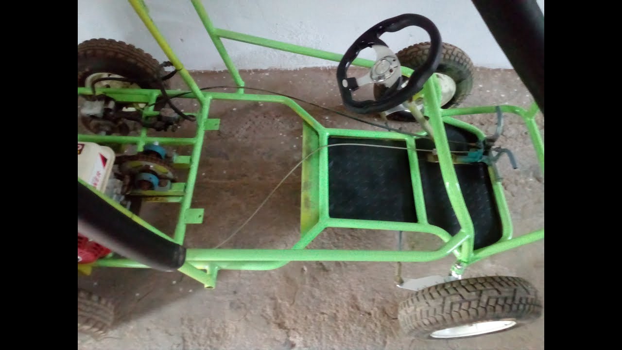funcionamiento go kart semi arenero y las medidas 2 asientos