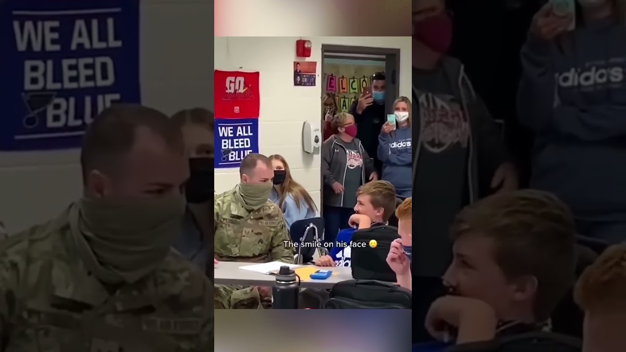 Il Rentre De L'arm&eacute;e Pour Faire Une Grosse Surprise A Son Fils