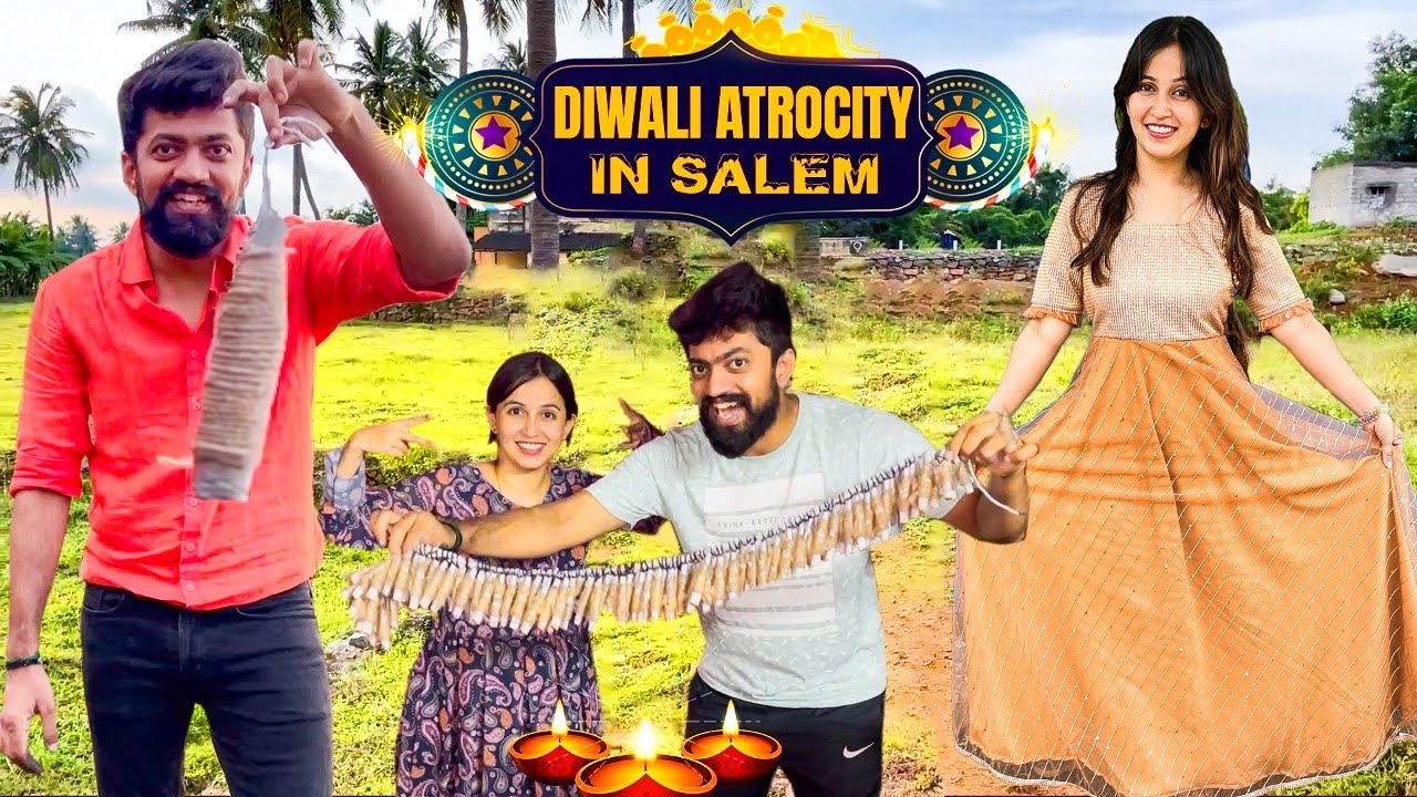 DIWALI DAY FUN IN SALEM 🤩🪔| #vivekjadoo  happy diwali