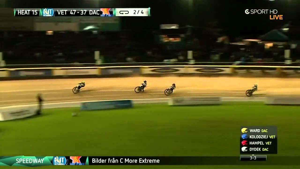 3.9 2013 - P&oacute;łfinał Play Off - Elit Vetlanda - Dackarna - bieg 15