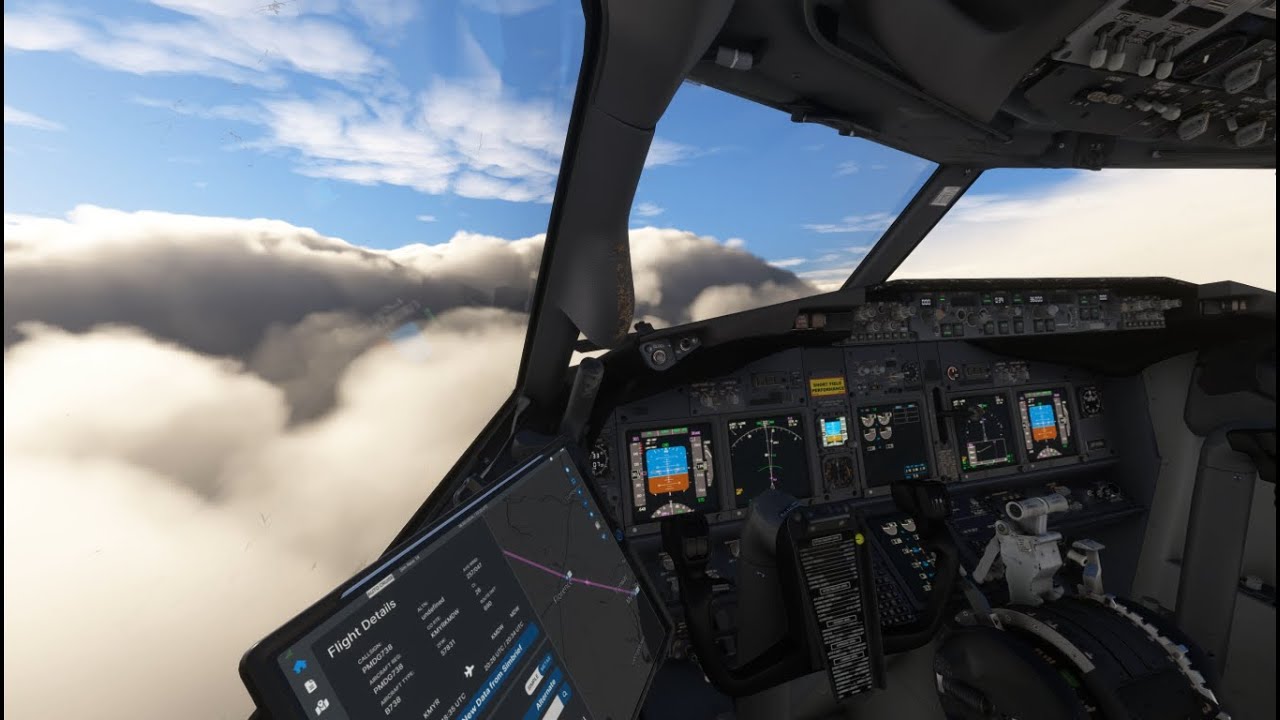 MSFS 2020 / Ryanair B737-800 / Relaxing Climb to FL360⛅