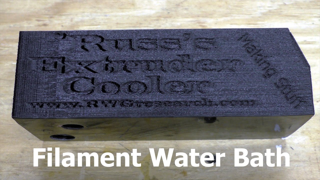 Filament Extruder #7 - Water Bath