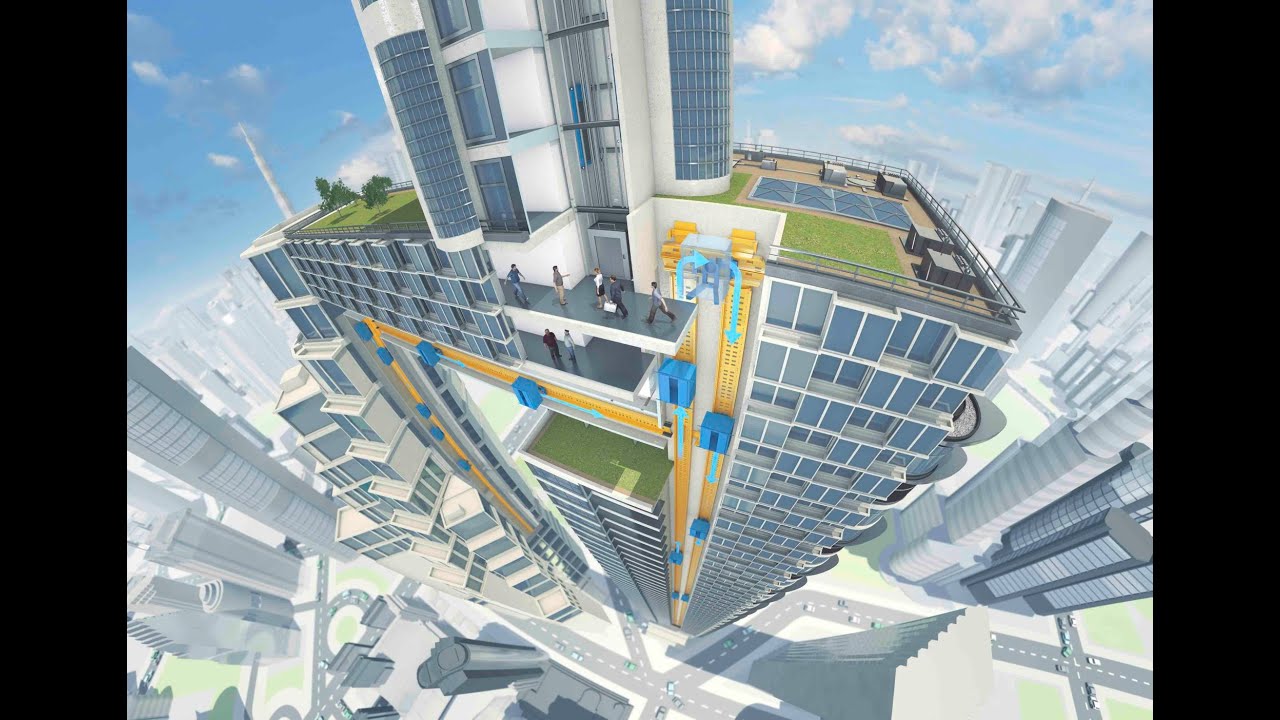 See the Futuristic Elevators That Move in Every Direction